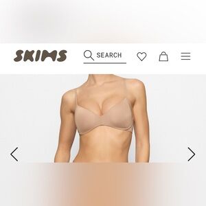 SKIMS bra plunge bra push up